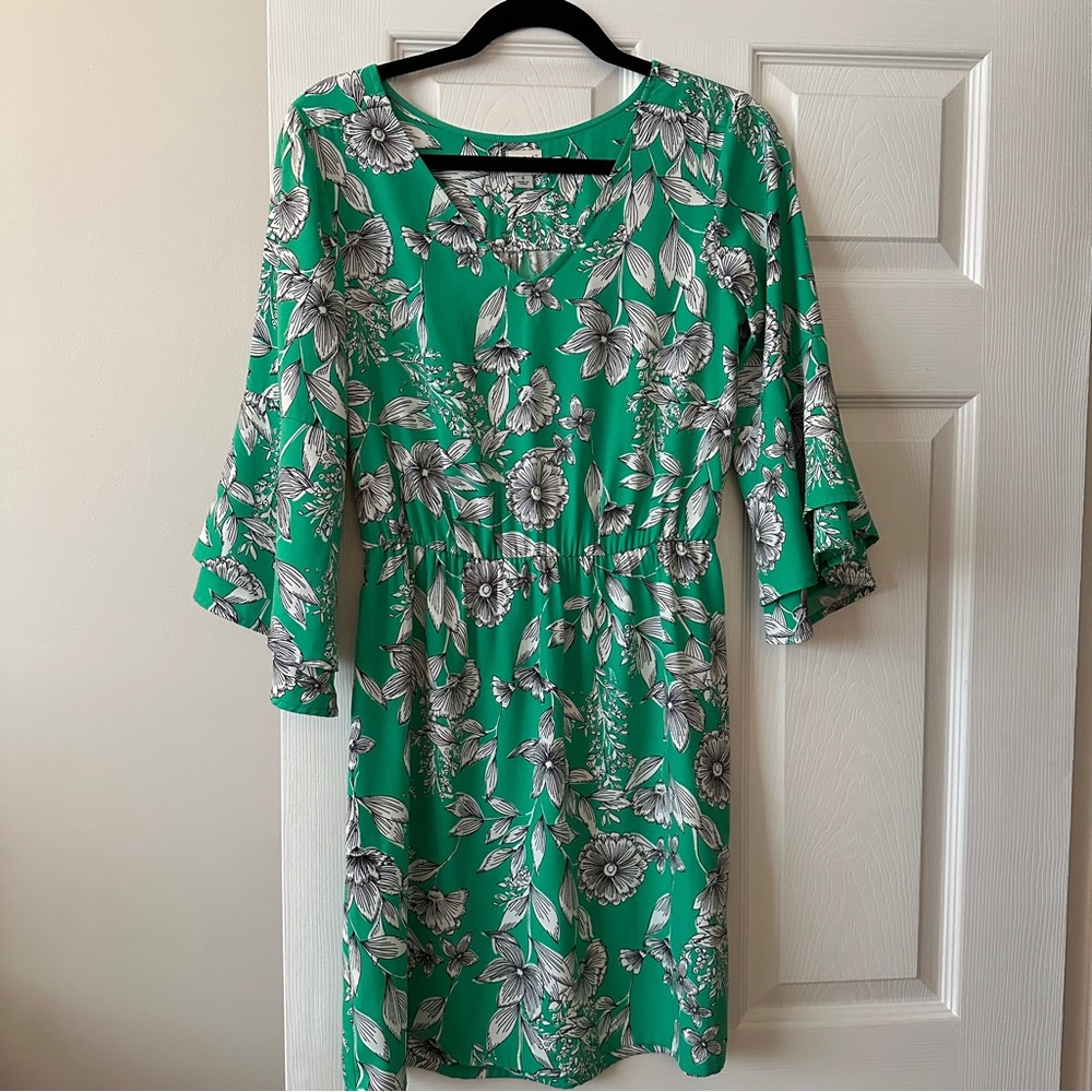 a new day 3/4 Sleeve Mini Dress - SMALL
